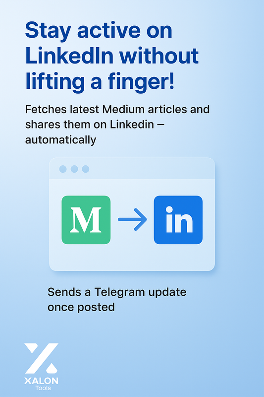 Auto-Post Medium.com Articles to LinkedIn with Telegram Alerts