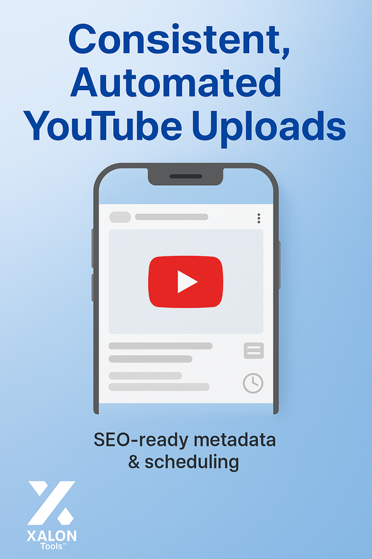 Automated YouTube Video Scheduling & AI Metadata Generation