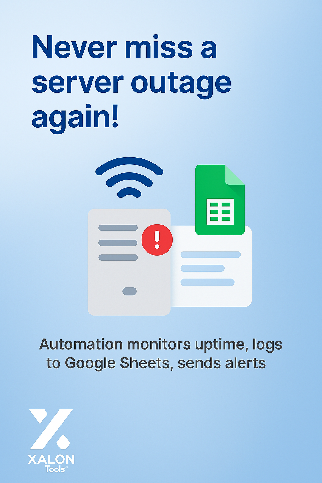Monitor Server Uptime & Get Email Alerts with Google Sheets