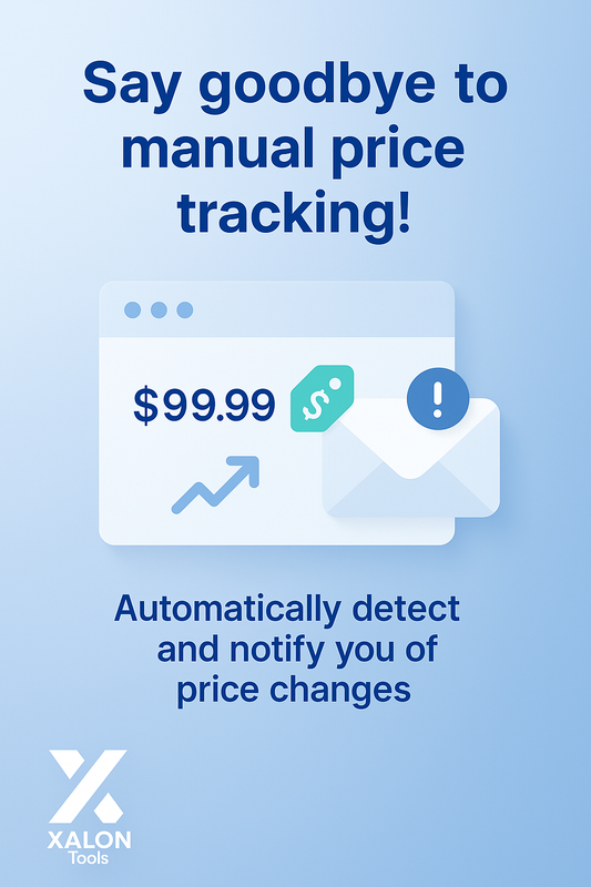 Track changes of product prices