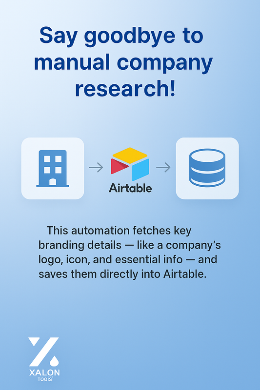 Get company data and store it in Airtable