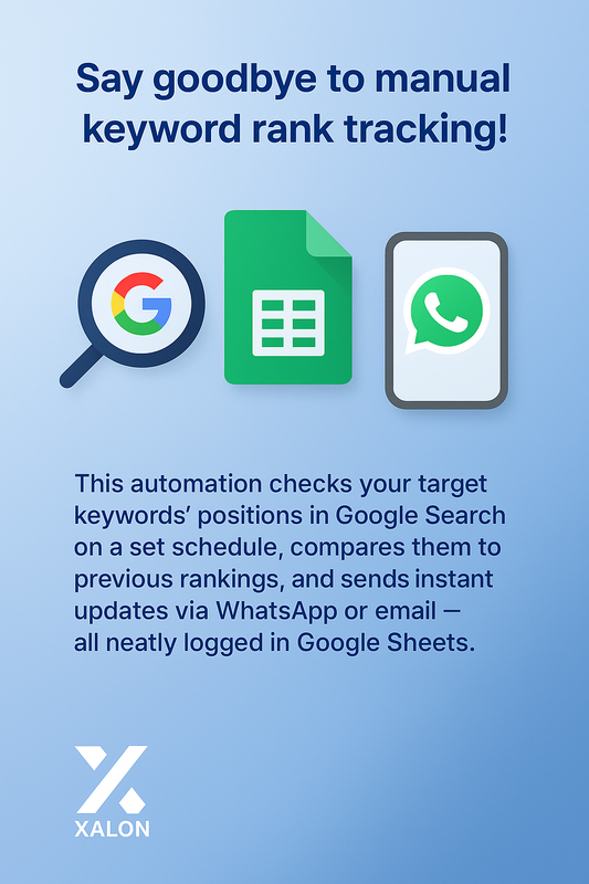 Track SEO keyword position in Google SERP: Google Sheets + SerpApi integration
