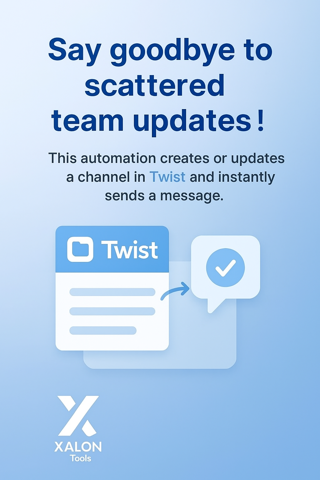 Create and update a channel, and send a message