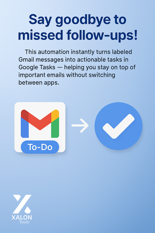 Automatically create Google Tasks from Gmail labeled emails