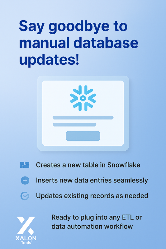 Manage Data in a Snowflake Table