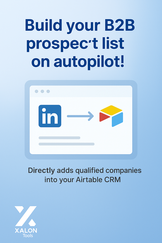 Search LinkedIn companies and add them to Airtable CRM