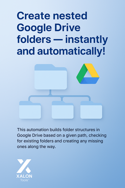 Create Google Drive folders by path