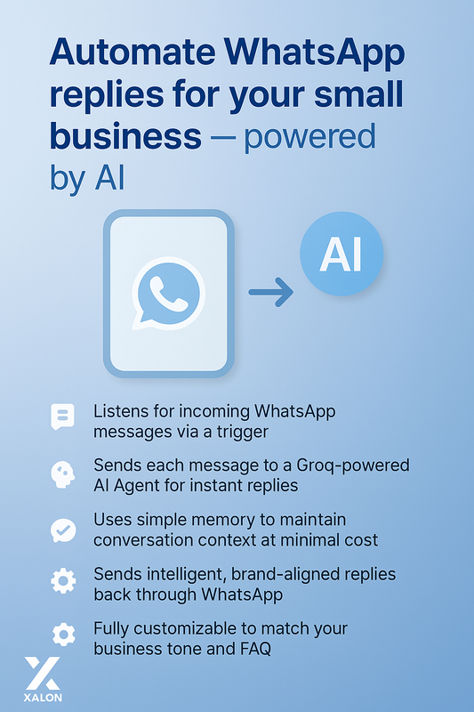 Automatic WhatsApp response with GROQ LLM and conversation memory