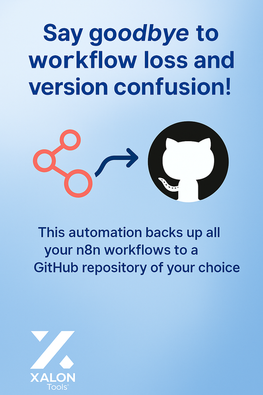 Save your workflows into a GitHub repository