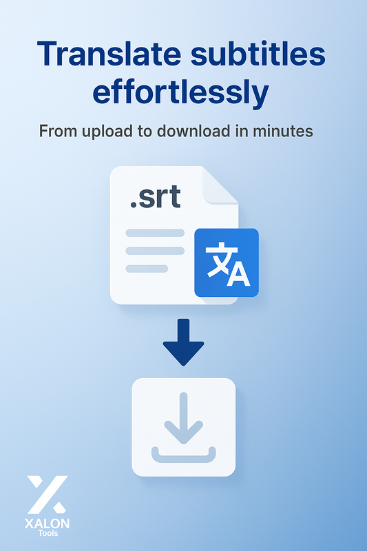 Translate SRT Files with Google Translate