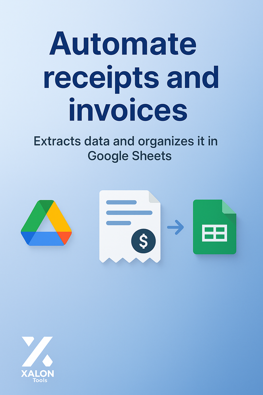 Auto‑invoice and Receipt OCR to Google Sheets, Drive, Gmail and Telegram triggers
