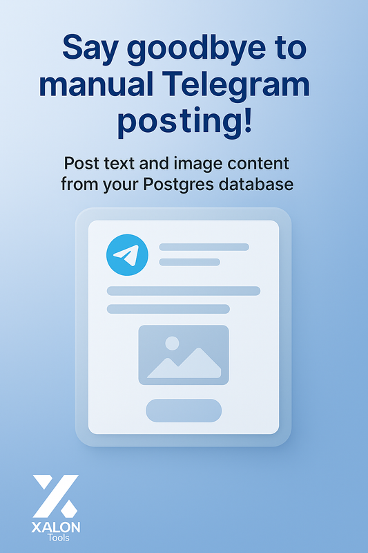 Automate Telegram Channel Posts using Postgres Module Cross‑Posting