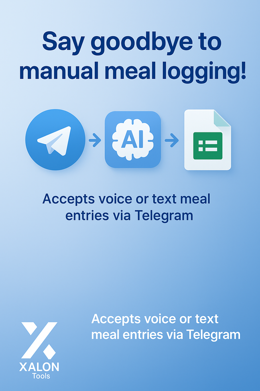 Log Meal Nutrients from Telegram to Google Sheets using an AI Agent