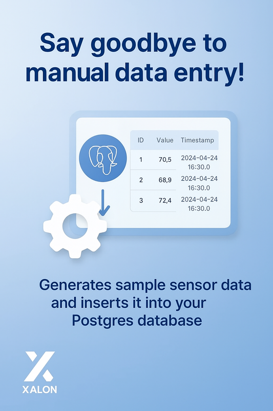 Generate and Insert Data into a Postgres Database