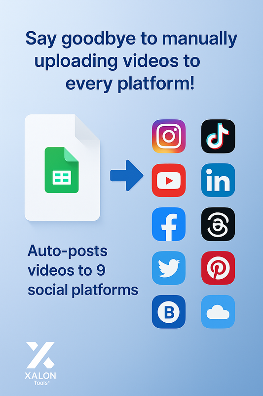 Auto Publish Social Videos To 9 Platforms Via Google Sheets And Blotato