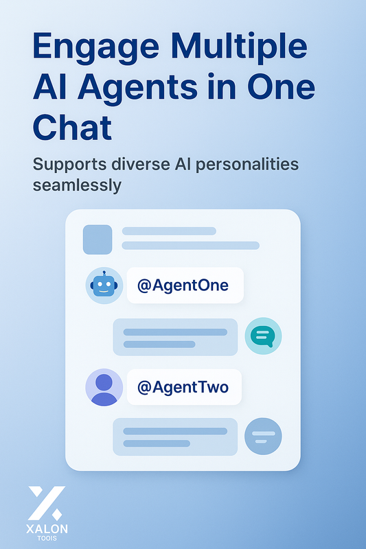 Scalable Multi Agent Chat Using Mentions